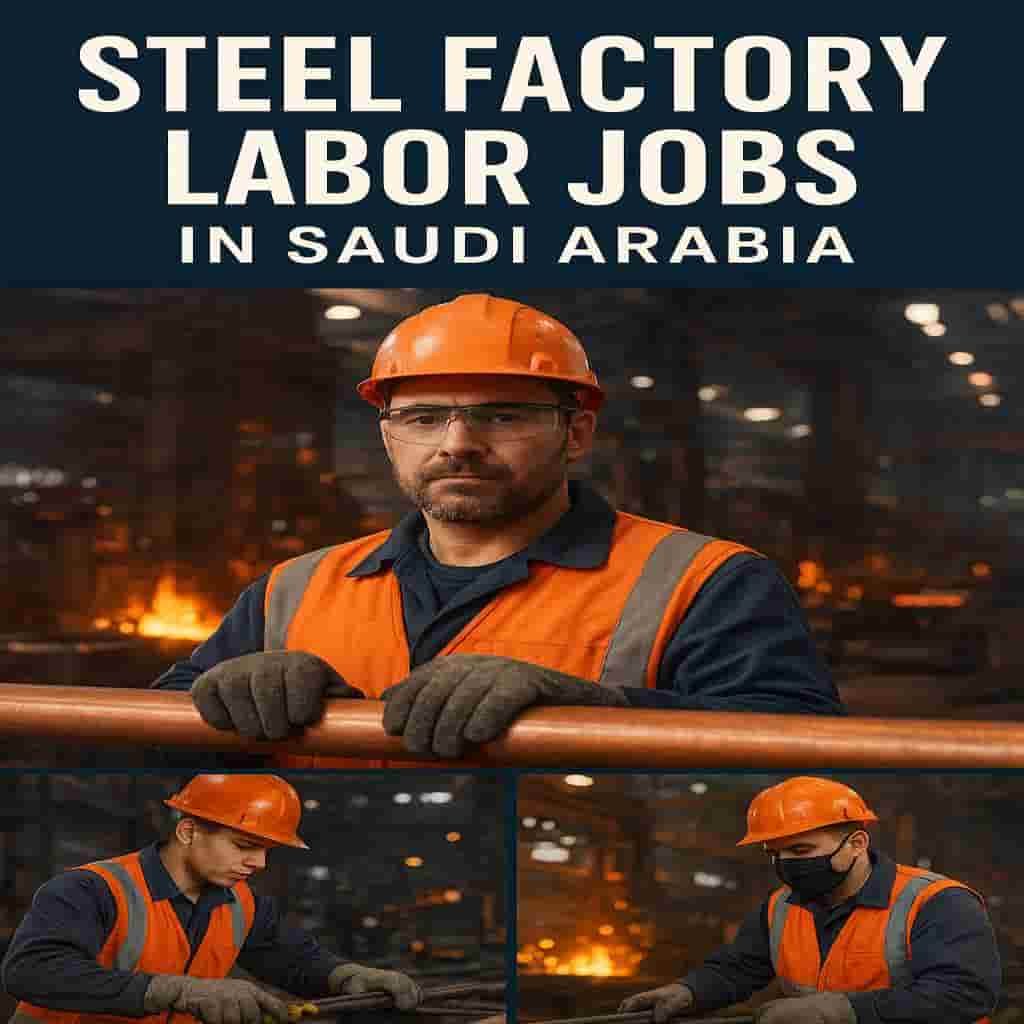 Steel Factory Labor Jobs in Saudi Arabia